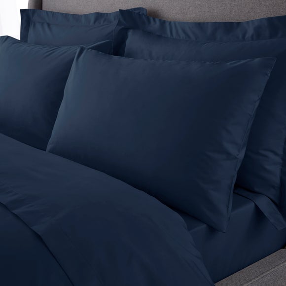 Hotel 230 Thread Count Crisp 100% Cotton Percale Standard Pillowcase Pair