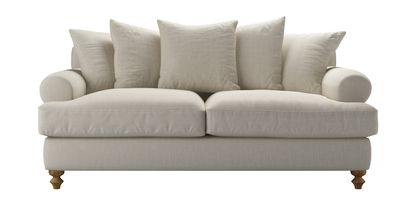 Teddy 2.5 Seat Sofa Bed in Canvas Pure Belgian Linen - sofa.com