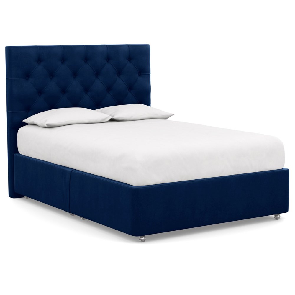 Heal's Deep Divan King Boucle Indigo None 2