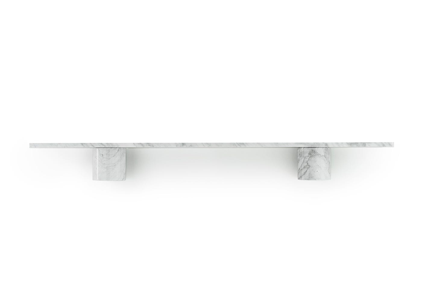 Normann Copenhagen Sten Shelf 120cm White Marble