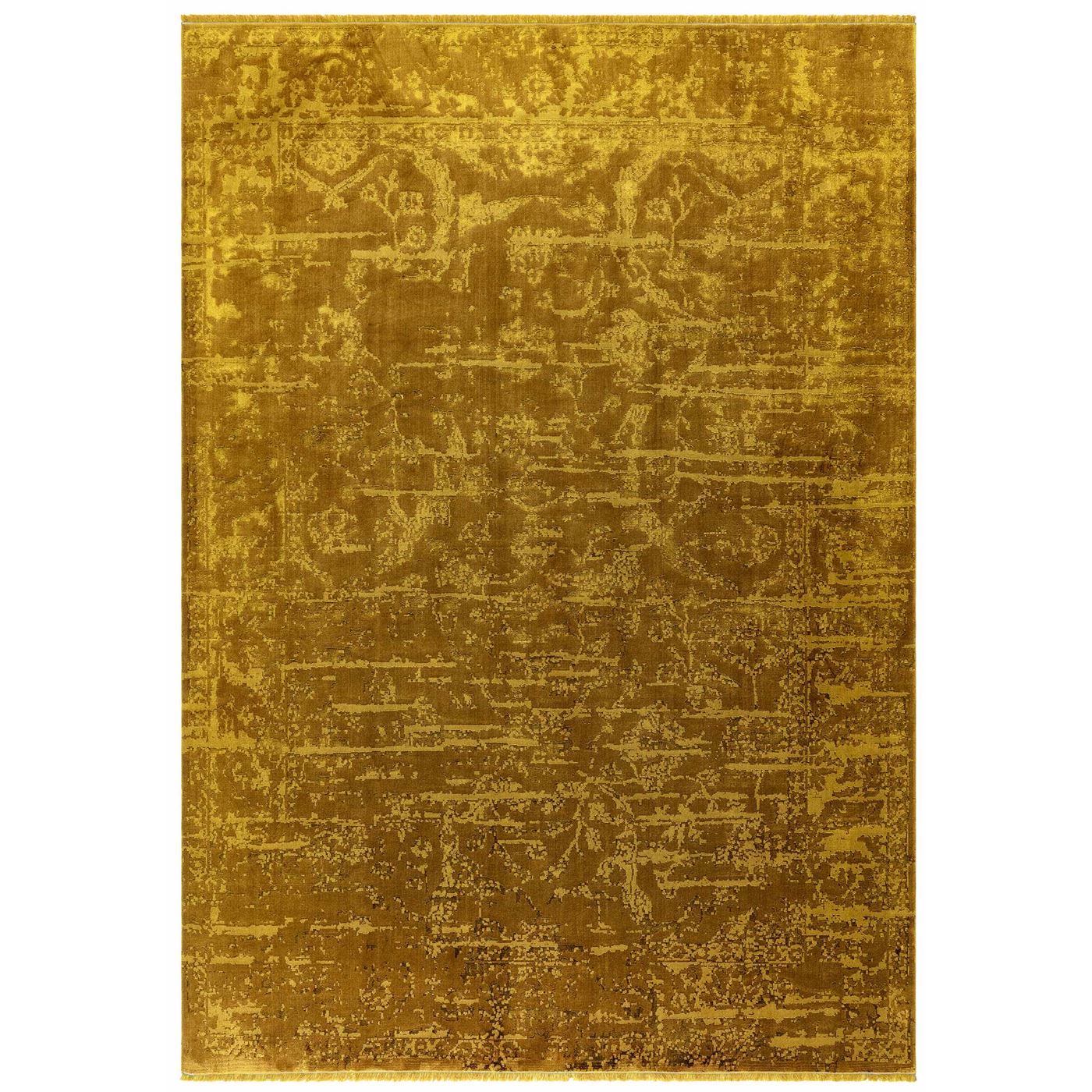 Zadana Abstract Rug, Gold