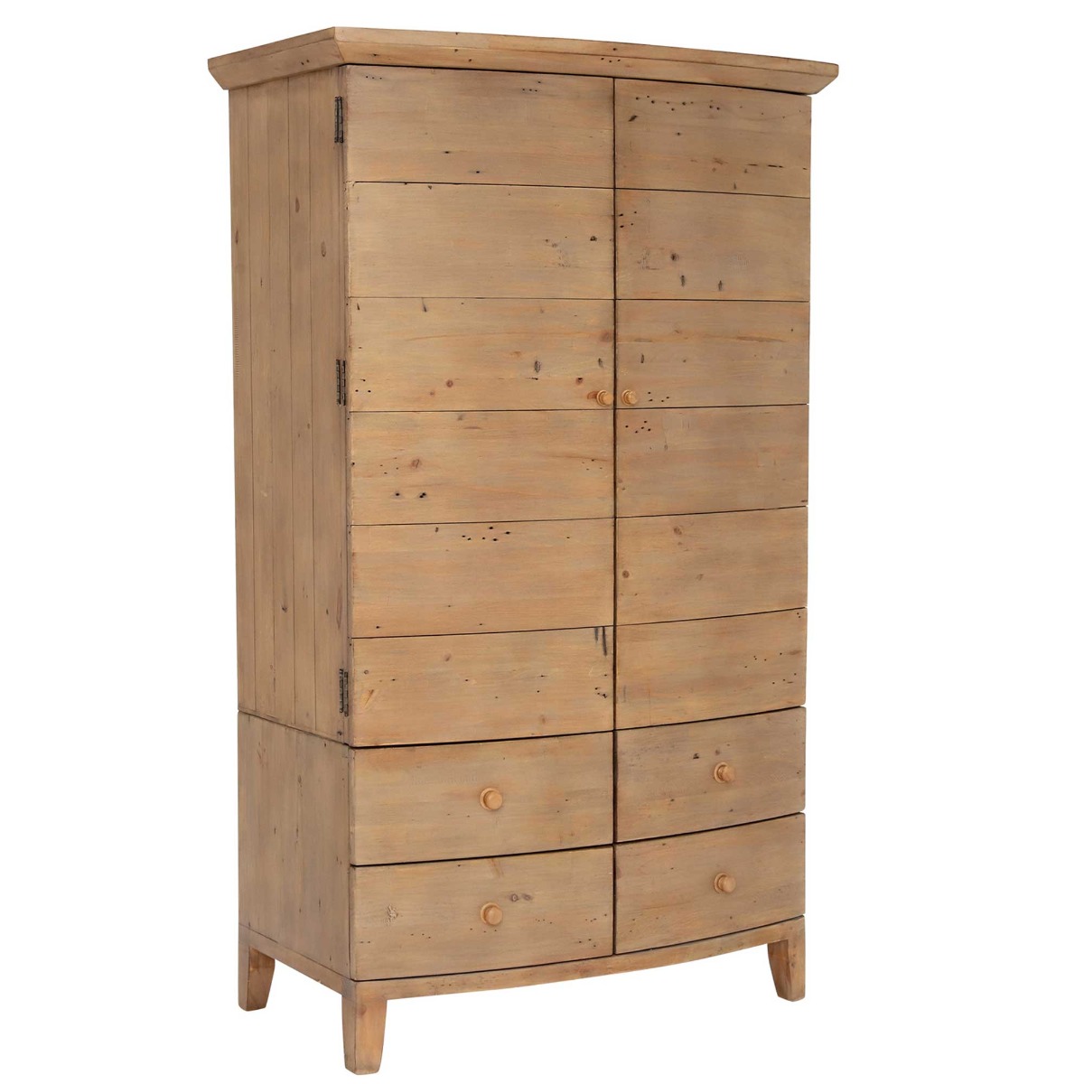 Lewes Reclaimed Wood Wardrobe, Wheat
