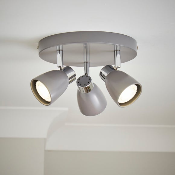 Alto 3 Light Semi Flush Spotlight