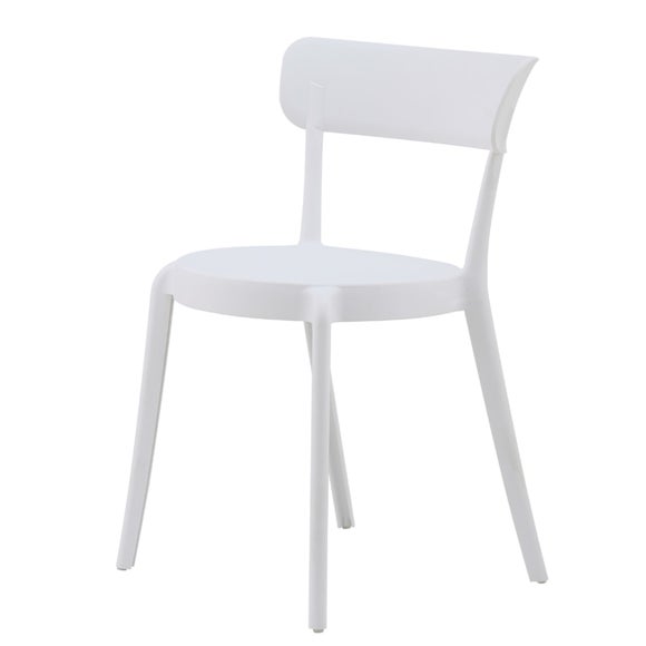 Fusion Living Plastic Bistro Dining Chair