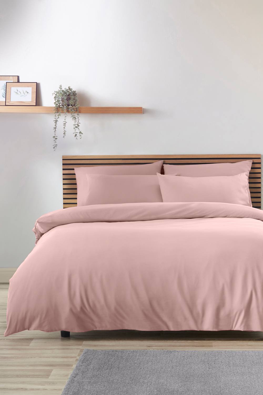 Catherine Lansfield So Soft Non Iron Duvet Cover Set in Pink