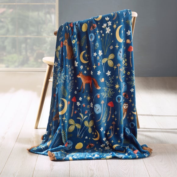 Catherine Lansfield Enchanted Twilight Throw Blanket 130cm x 170cm