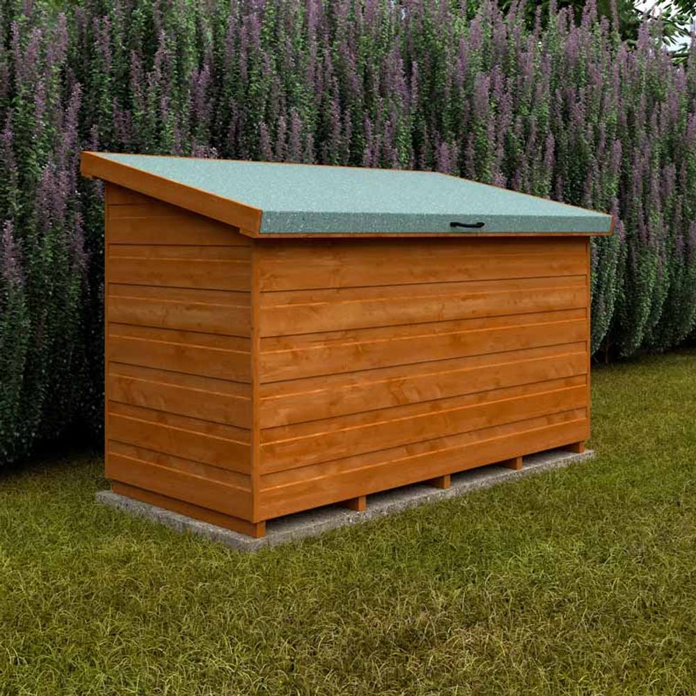 Buttercup Farm 5x2.3 Tool Chest 12mm Shed - L145 x W67.5 x H97.5 cm - Burnt Orange 2