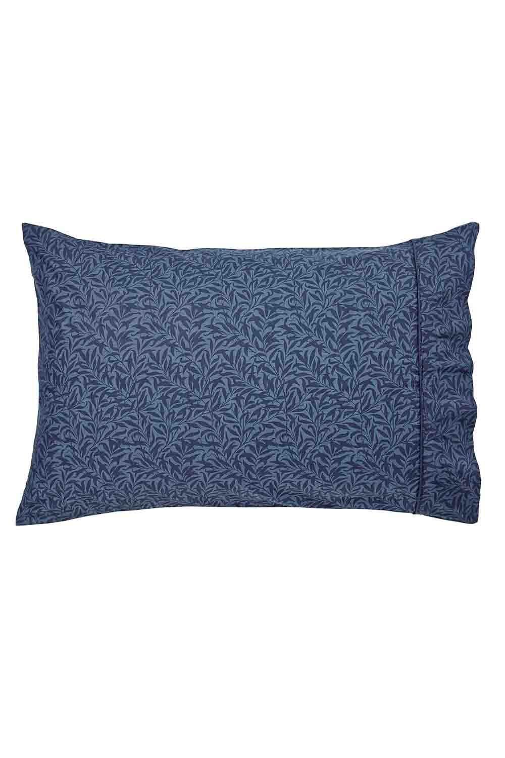 Morris & Co 'Strawberry Thief' Cotton Standard Pillowcase Pair in Blue
