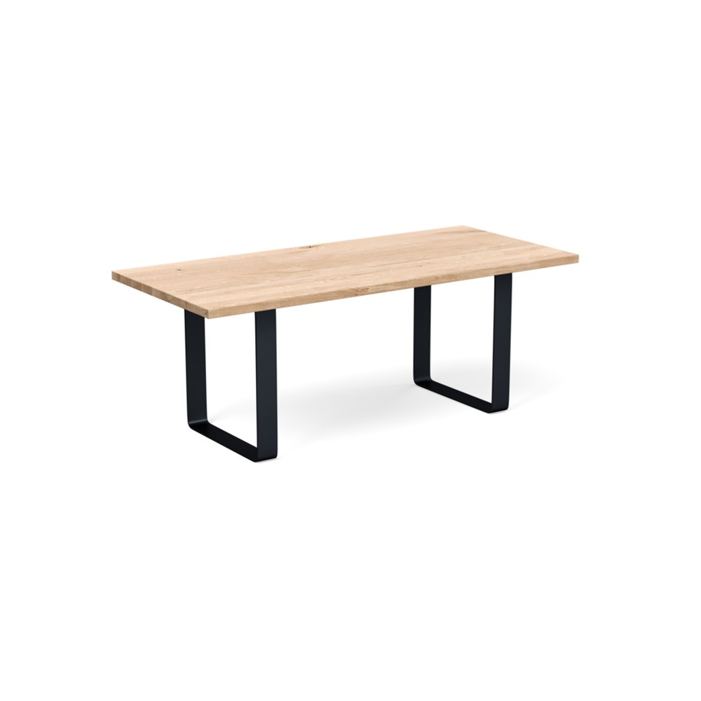 Heal's Prague Table 280x100cm White Oak Straight Edge Filled