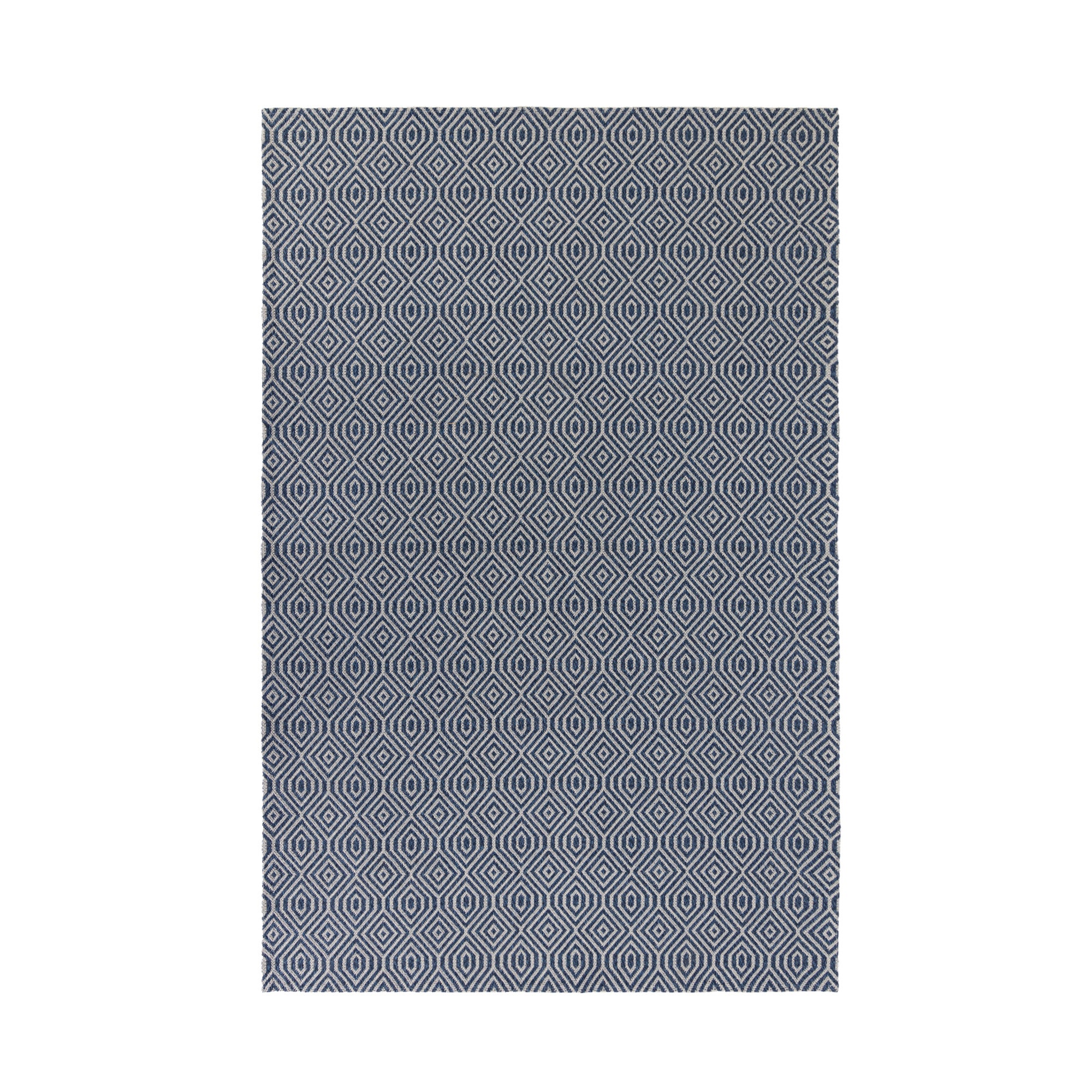 Pappel Geometric Rug Pappel Blue