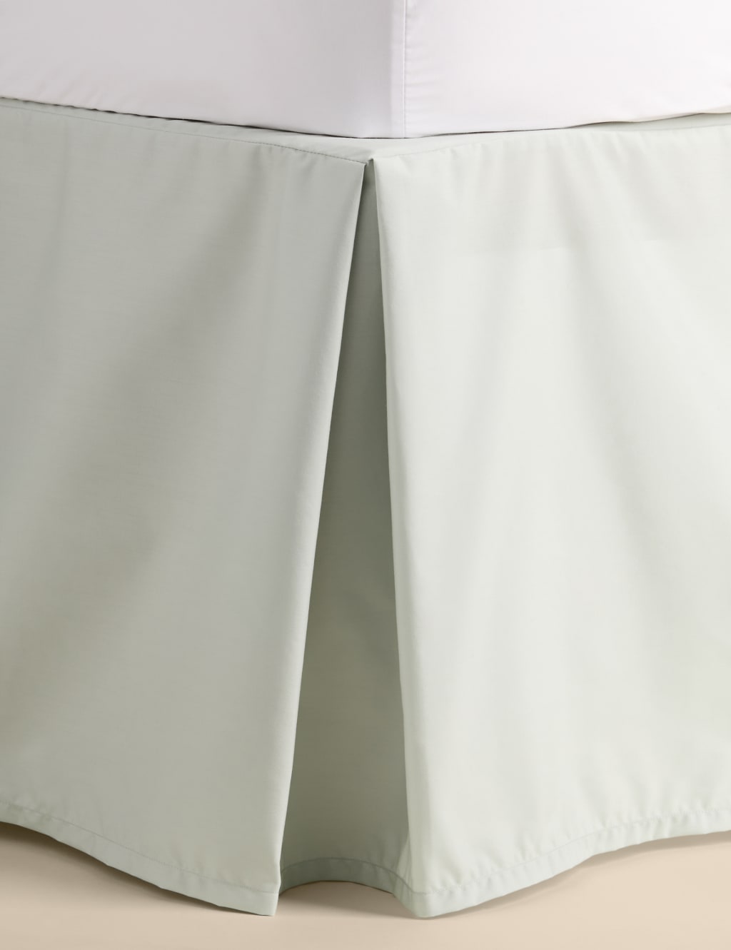 M&S Egyptian Cotton 230 Thread Count Crisp Valance Light Duck Egg