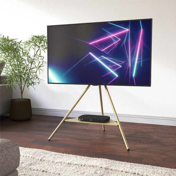 AVF Tiga Freestanding Metal Tripod TV Stand for TVs up to 65"
