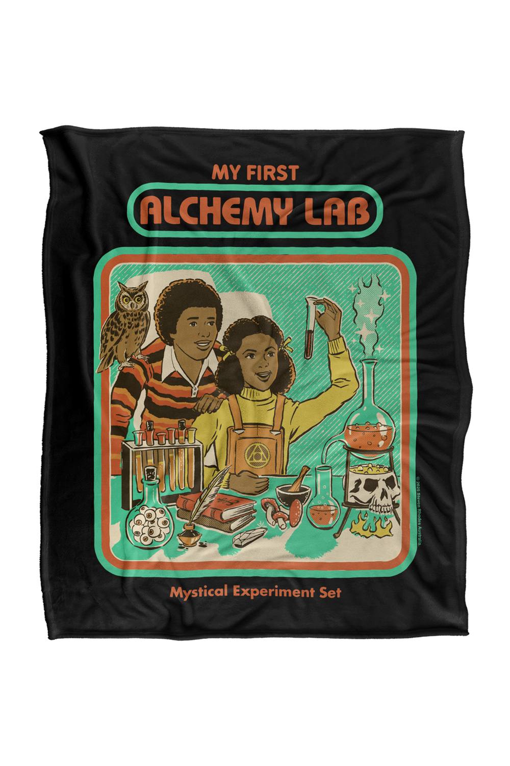 Steven Rhodes My First Alchemy Lab Silky Super Soft Throw Blanket