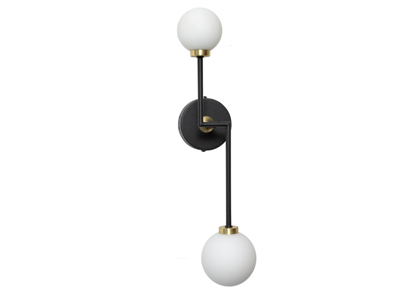 Heal's Balance 2 Arm Wall Light Black