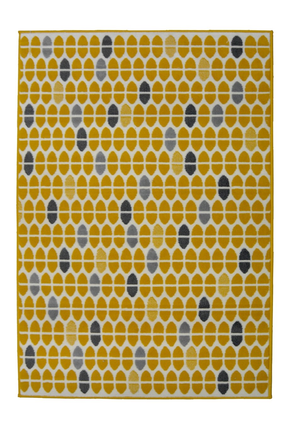 Homemaker Retro Dash Rug -80x150cm - Ochre