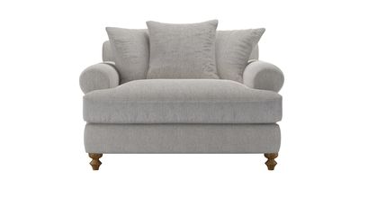 Teddy Loveseat Sofabed in Rye Baylee Viscose Linen - sofa.com