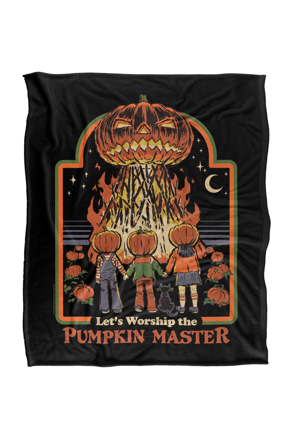 Steven Rhodes Pumpkin Master Silky Touch Super Soft Throw Blanket