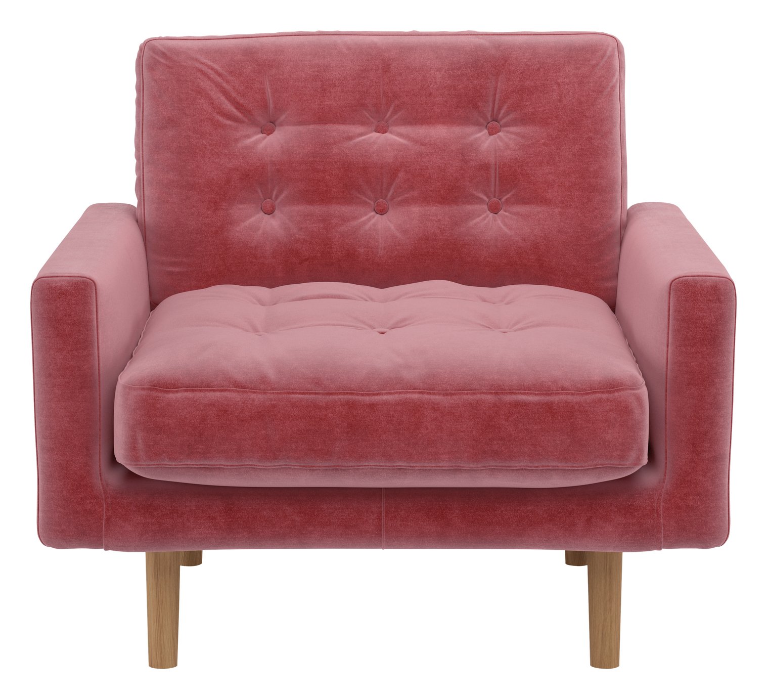 Habitat Fenner Dusty Rose Armchair