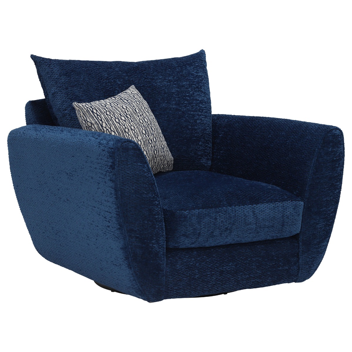 Big Blue Swivel Chair