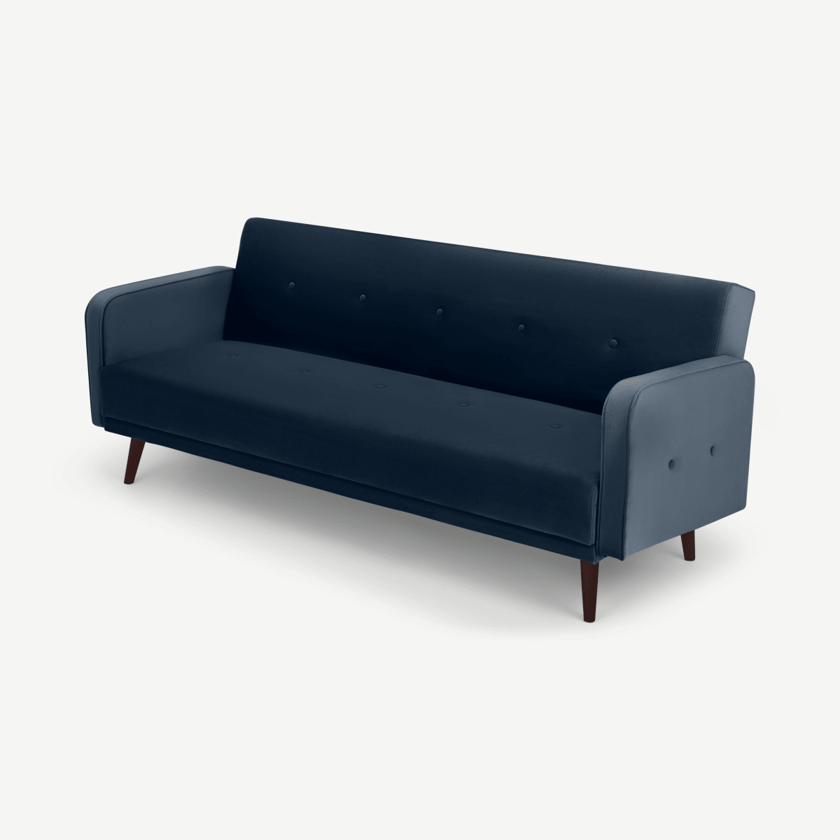 Chou Click Clack Sofa Bed, Sapphire Blue Velvet