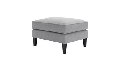 Iggy Medium Rectangular Footstool in Stepping Stone Dovedale - sofa.com