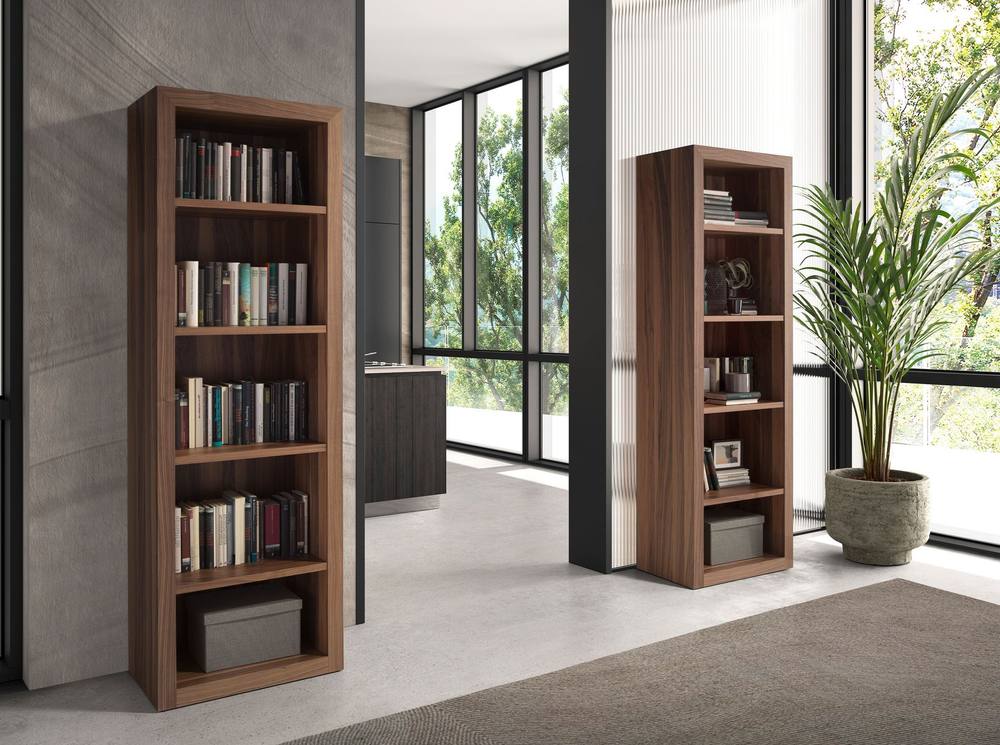 Angel Cerda Walnut Veneer Shelf 65x40x200 cm (Model ) 3
