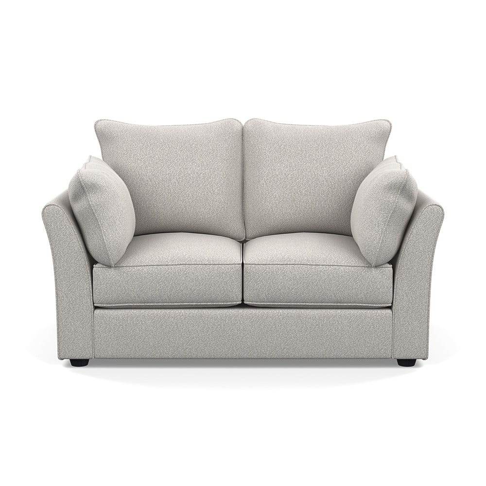 Heal's Tailor 2 Seater Sofa Chunky Boucle Ecru Black Feet