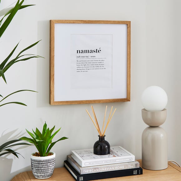Oversized Mount Square Light Wood Photo Frame
