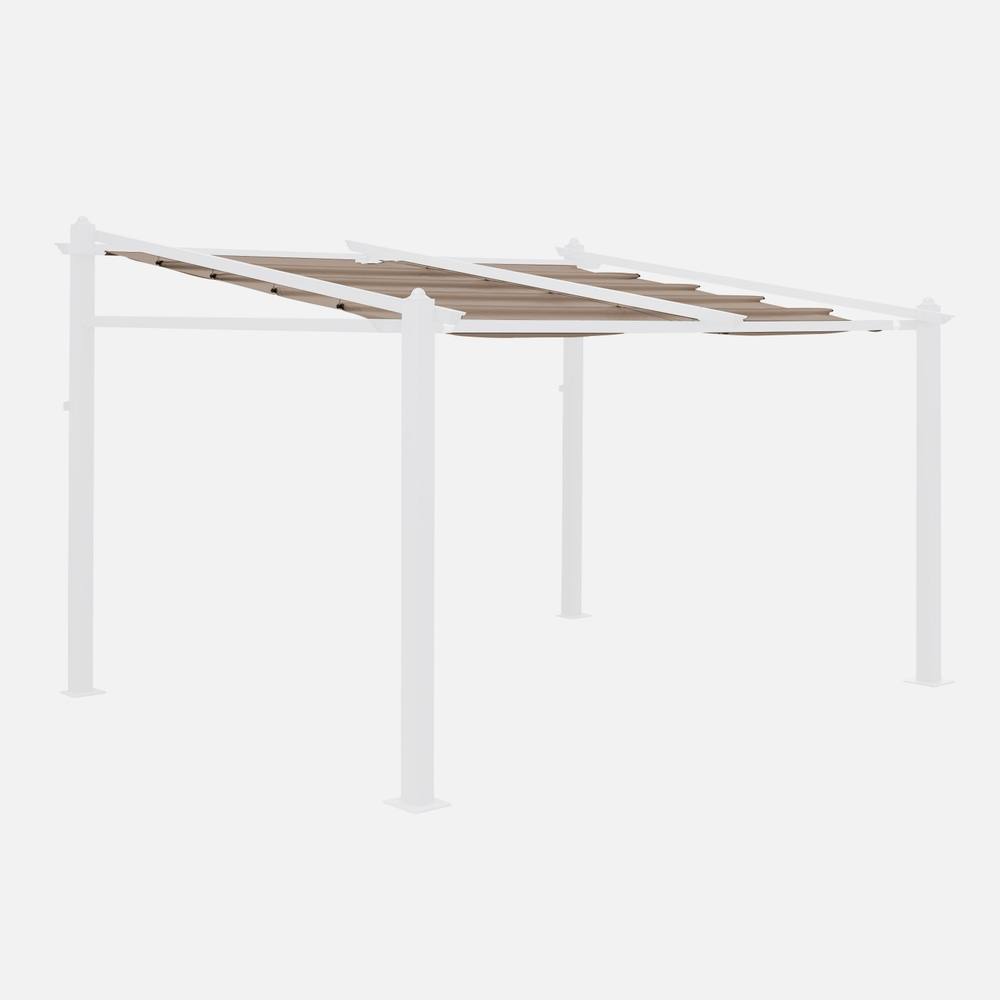 sweeek Replacement Canopy Roof For 3x4m Murum Pergola in Medium Beige
