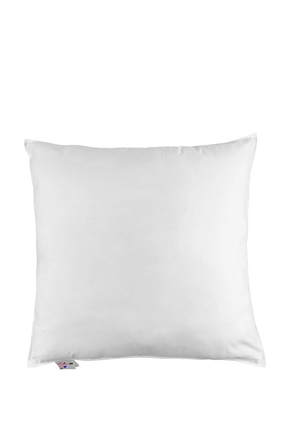 Homescapes Goose Feather & Down Euro Continental Square Pillow - 80cm x 80cm in White
