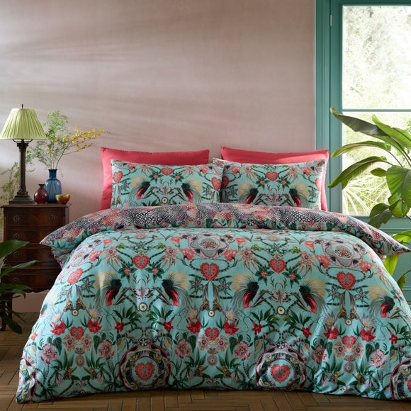 Matthew Williamson Mother Amazon 100% Cotton Duvet Cover & Pillowcase Set