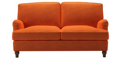 Bluebell 2 Seat Sofabed in Paprika Smart Velvet - sofa.com