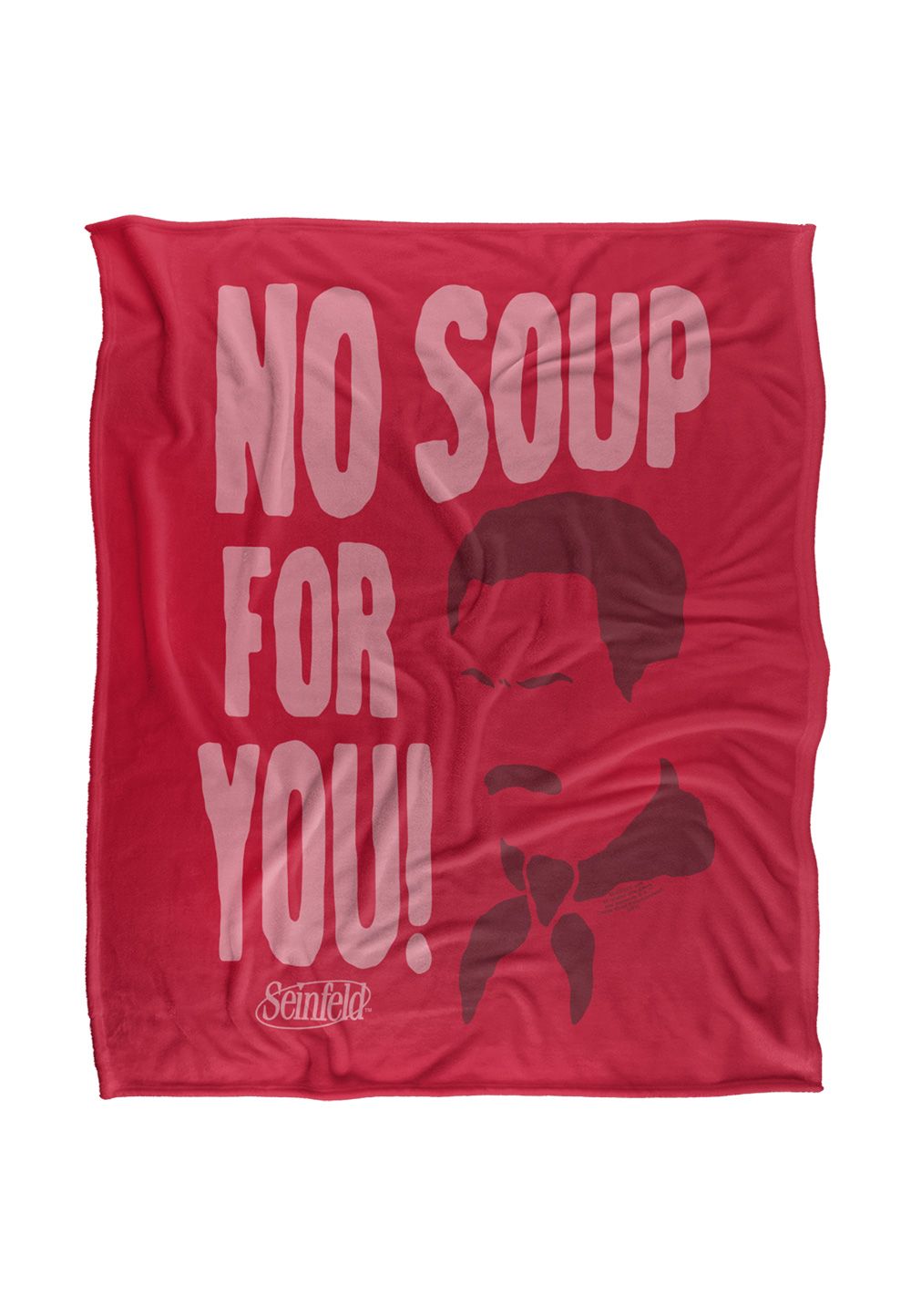 Warner Brothers Seinfeld 152x127cm The Soup Stand Silky Touch Super Soft Throw Blanket in White