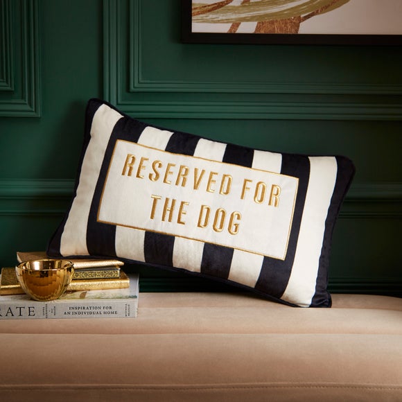 Reserved for the Dog Cushion