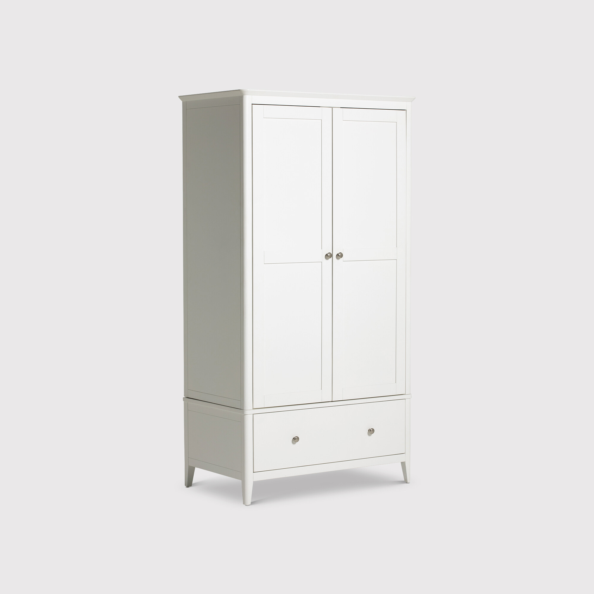 Springwell Wardrobe, White Wood | Barker & Stonehouse