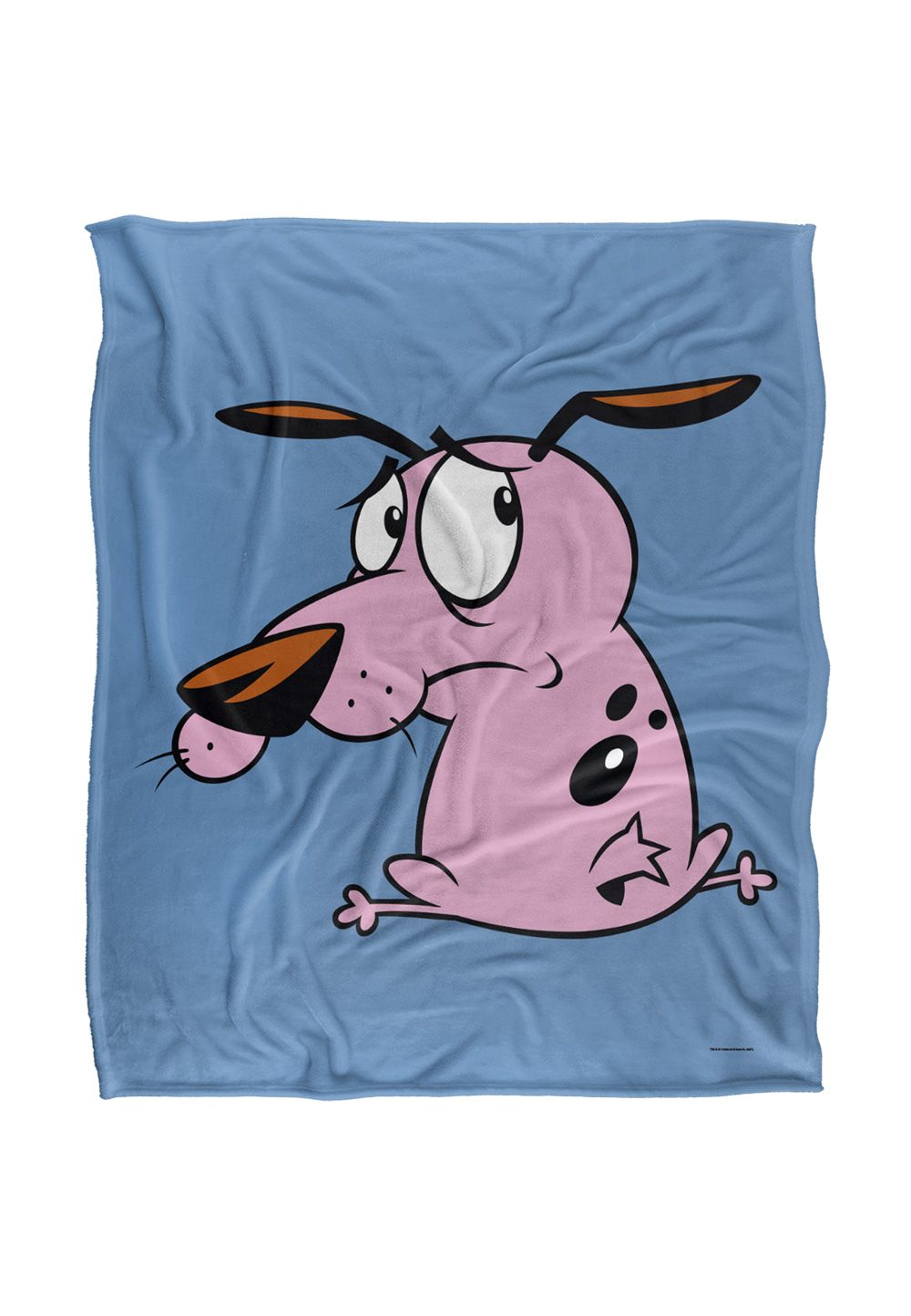 Courage The Cowardly Dog Season 4 Cover Silky Touch Super Soft Throw Blanket 152 X 127 cm in White