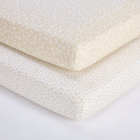 Tutti Bambini Pack of 2 Love Cats Fitted Sheets