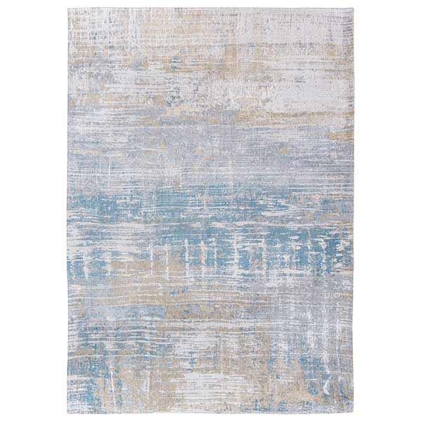 Atlantic Streaks Rug  Long Island Blue