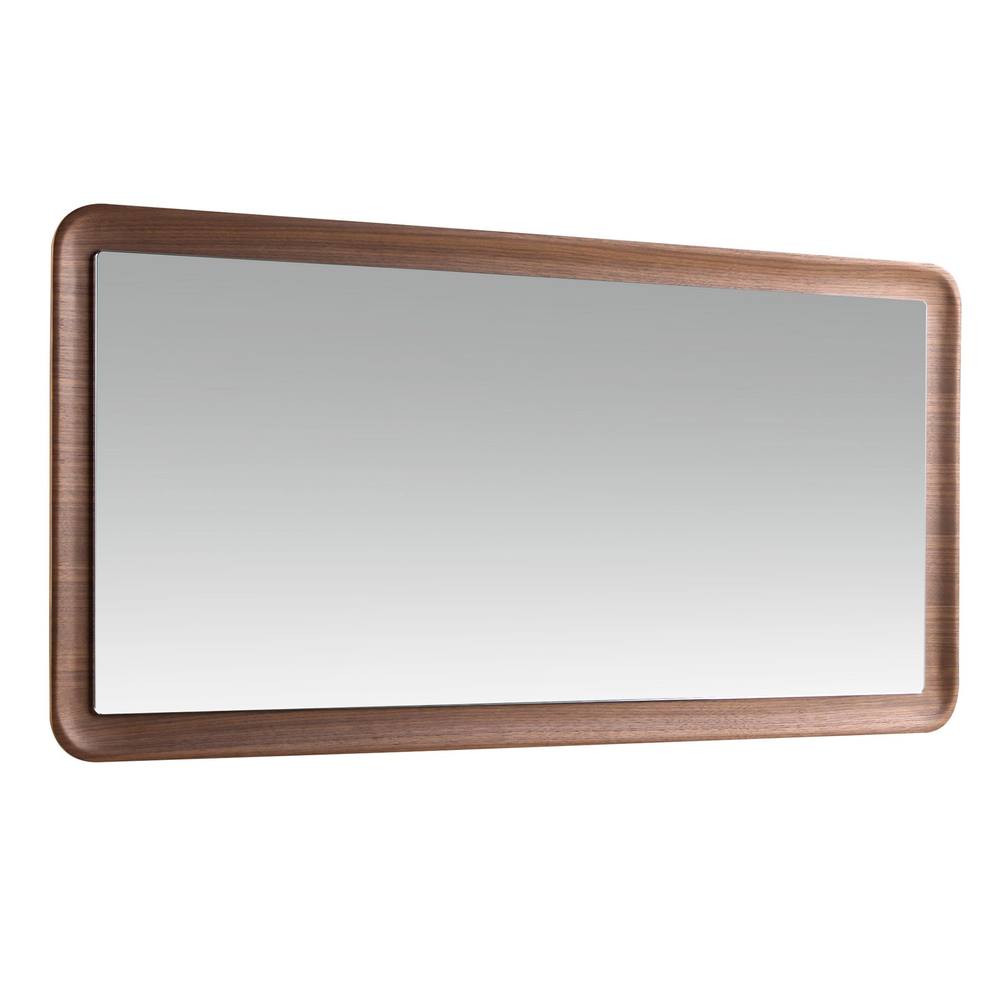 Angel Cerda Rectangular Walnut Wall Mirror 120x60 cm