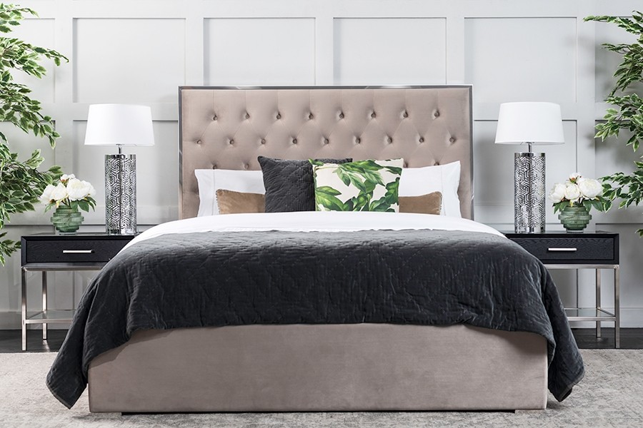 Lavinia Storage Bed Mink