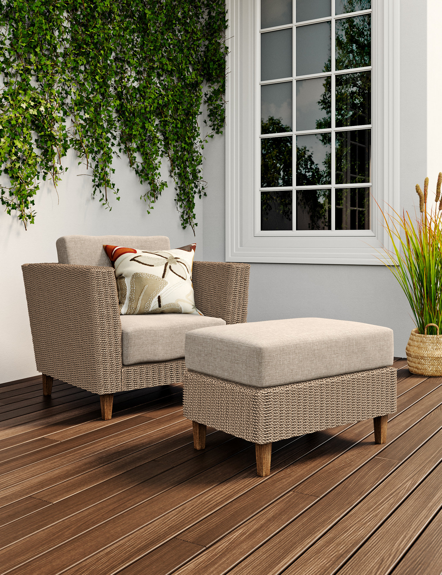 M&S Riviera Garden Footstool