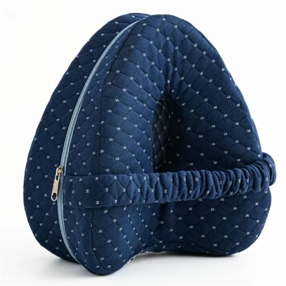 Nordara ONESAVE Alignment Pillow for Side Sleeping, Knee Leg Support Pillow in Navy