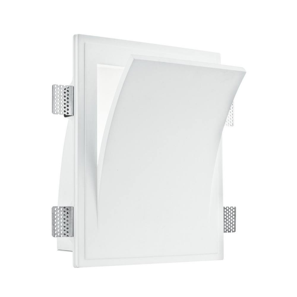 Netlighting ANIMA 2 Light Recessed Wall Light White 31.5x25.5x17.5cm