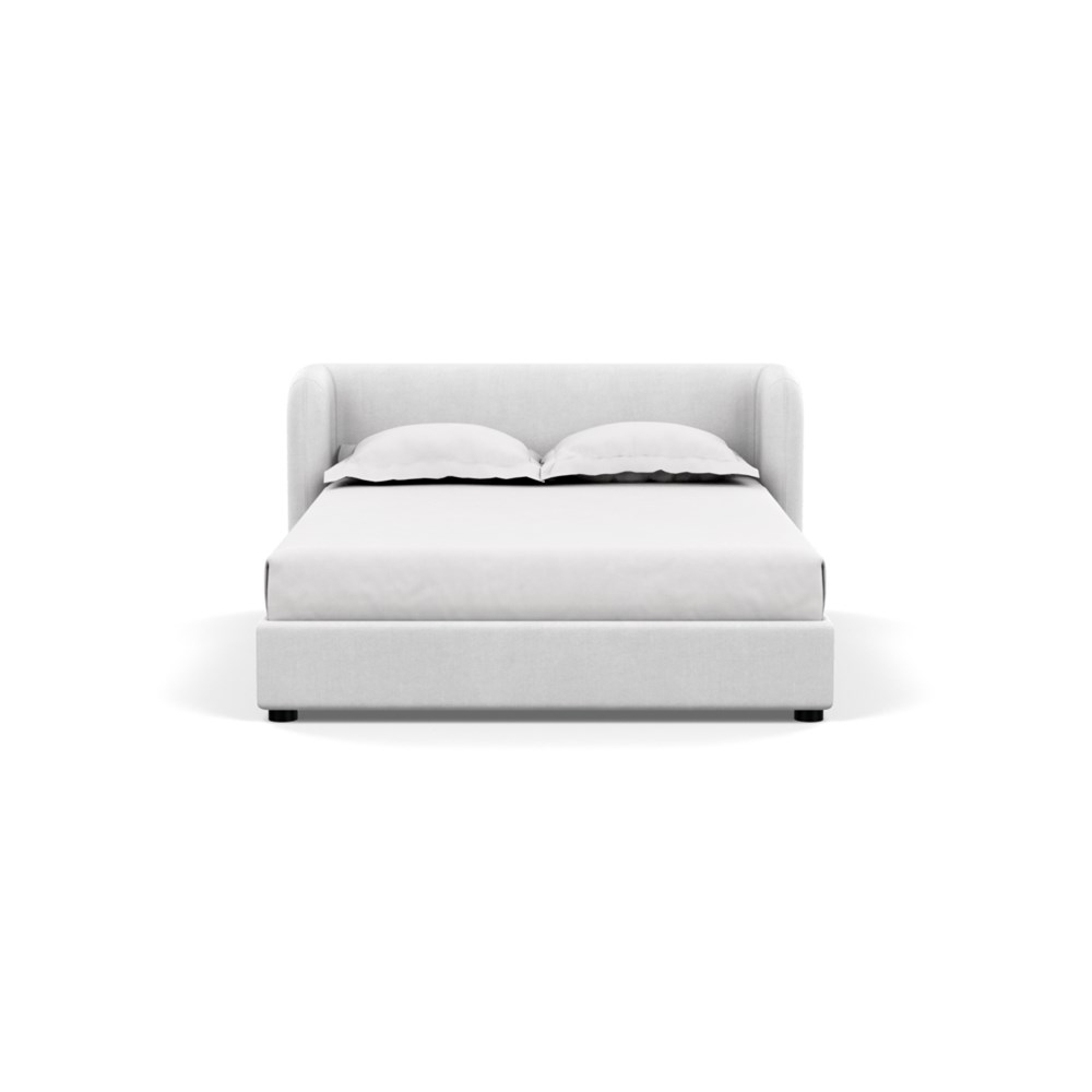 Heal's Group Bed Double Capelo Linen-Cotton Snow Drop