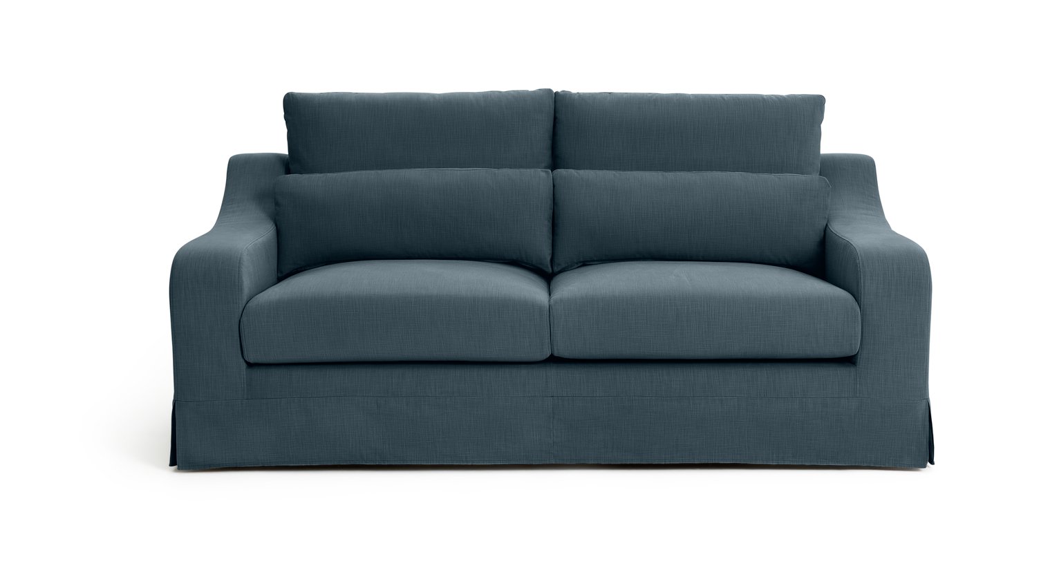 Habitat Odin 2 Seater Fabric Sofa - Indigo Blue