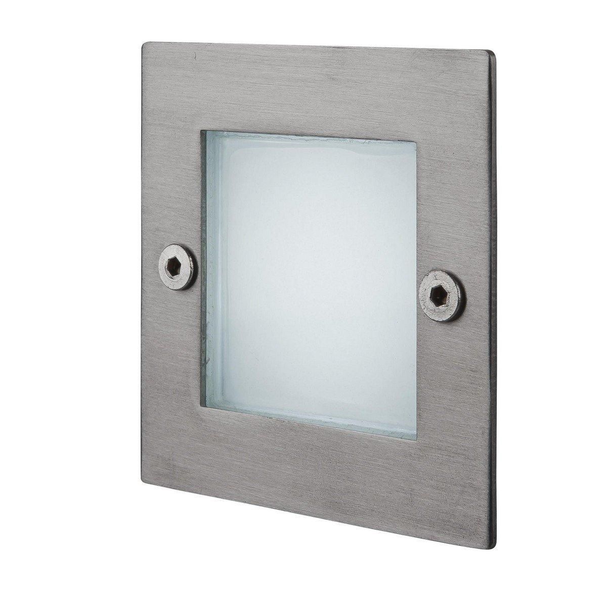 Netlighting Led LED 9 Light Wall & Step Light Stainless Steel IP44 in Grey