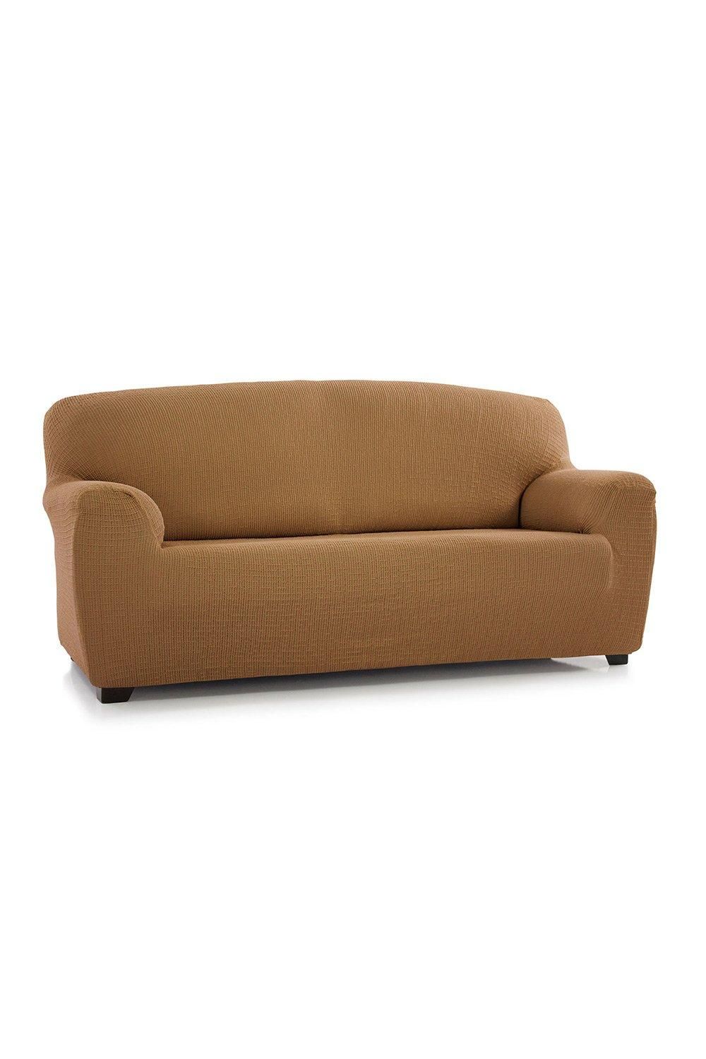 Homescapes Luxury 'Clare' Two Seater Armchair Cover Slipcover Protector in Mustard