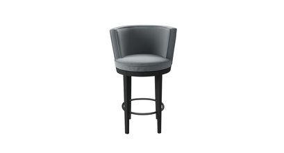 Margaux Bar Stool in Sealion Smart Cotton - sofa.com