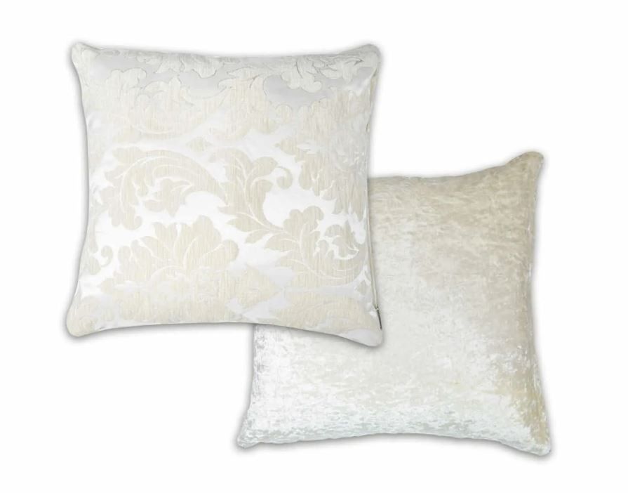 New Edge Blinds Baroque Cushion Cover in Cream
