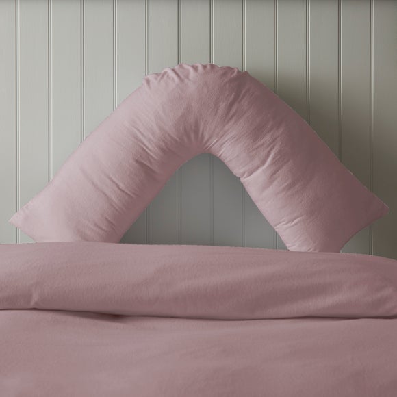 Soft & Cosy Luxury 100% Brushed Cotton V-Shape Pillowcase